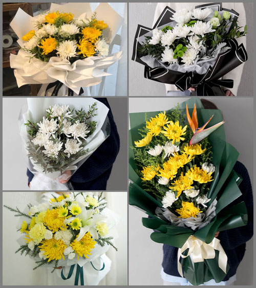广东汕头市潮南区两英镇风华村白事花束代送